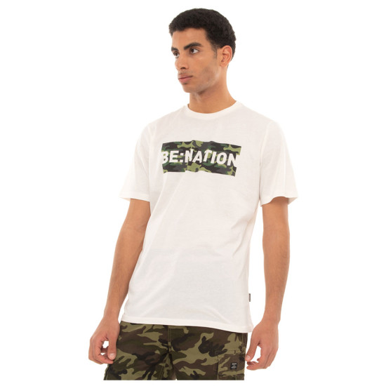 Be Nation Ανδρική κοντομάνικη μπλούζα Camo Print Tee